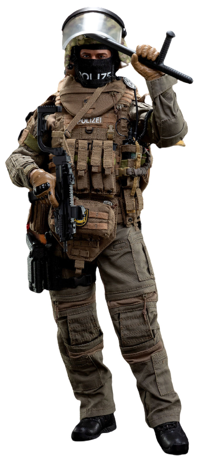 Боец немецкого полицейского спецназа - КОЛЛЕКЦИОННАЯ ФИГУРКА 1/6 SEK Special Operations Command (KT-8006) - KING'S TOY