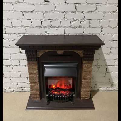 Электрокамин Дублин AO M4 с очагом Fobos