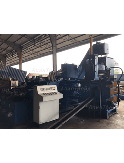 Горизонтальный пресс для брикетирования металлической стружки