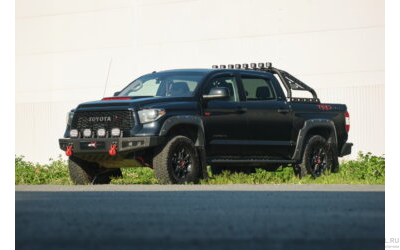 Пороги силовые BMS ALFA для Tayota Tundra Double Cab, Crew Max 2007-2021 (2 шт.)