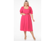 Женская одежда - Вечернее, нарядное платье приталенного силуэта арт. 1253 (цвет розовый) Размеры 52-56