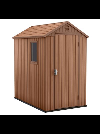 Сарай &quot;Дарвин 4х6&quot; (размеры 118 х 184 см), коричневый