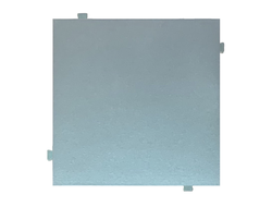 Выключатель одноклавишный (механизм + клавиша) серебро