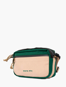 Сумка Якорь Таблетка Бежевый Твил / Темно-Зеленый Нейлон фото 7