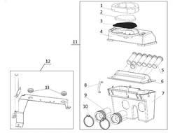 Глушитель шума впуска С40800300