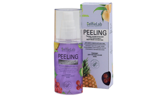 SelfieLab Пилинг с АНА-кислотами и фруктовыми экстрактами для сухой и нормальной кожи лица,
