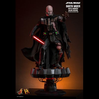 Дарт Вейдер в бою (Звездные Войны, Star Wars) - Коллекционная фигурка 1/6 Darth Vader Battle Damaged (Deluxe Version) (DX45) - Hot Toys