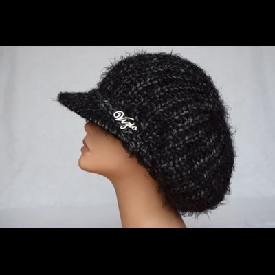 Объемная зимняя вязаная кепка для женщин Vizio Италия  фото