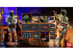 Боба Фетт (Звездные Войны, Star Wars: The Empire strikes back) - Коллекционная фигурка 1/12 SCALE Galactic Hunter (POT-0006) - Play One twelve