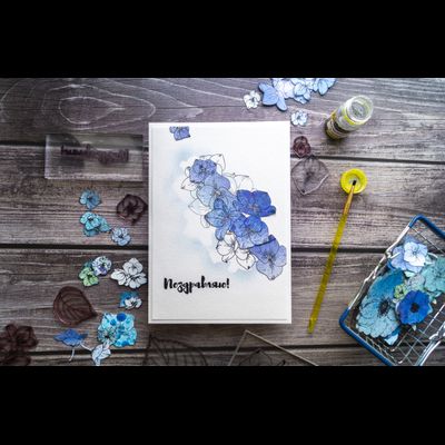 ФП штамп "Гортензия малая"