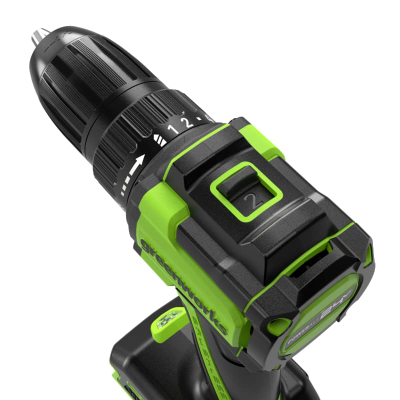 Дрель-шуруповерт ударная аккумуляторная Greenworks DD345, 24V
