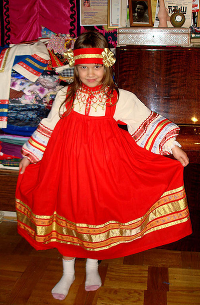 Русский народный костюм для девочки