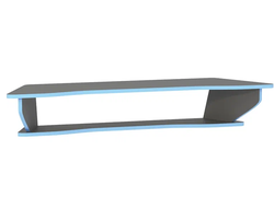 Индиго Полка 10.111 (Темно - серый, Голубой)