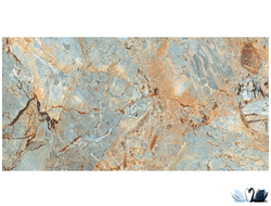 Керамогранит Creto Breccia Fantastico Sky 80 х 160 см голубой купить в магазине Marysя Краснодар