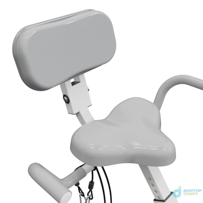 Велотренажер X-Bike DFC DavCreator Max, бело-серый