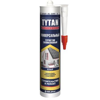 Универсальный силиконовый герметик TYTAN Professional, белый 280мл