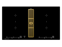 Индукционная варочная панель с вытяжкой Kuppersbusch KMI 9800.0 SR Gold