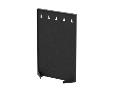 Перегородка прямоугольная с декором "Темный лес"