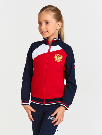 Спортивные костюмы 11SK-1309, с символикой России, для команд