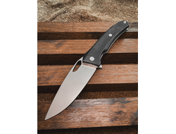 Нож Бизон (D2, черный G10)
