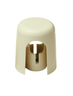 изолятор для декоративного провода км-02 слоновая кость
