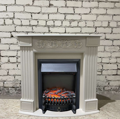 Электрический камин Венеция SL с очагом Fobos