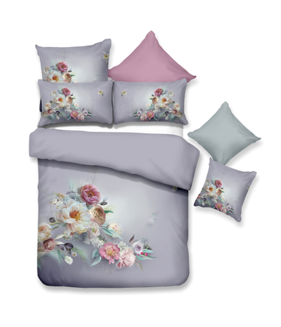 Постельное белье мако-сатин полутороспальное 150x200x1 180x230x1 50x70x2 TIS04-822