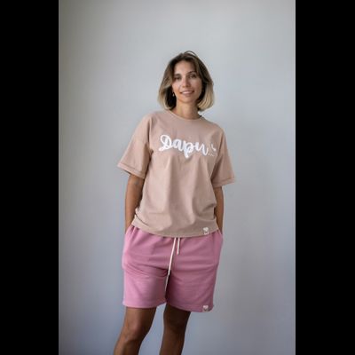 Женский костюм бежево-розовый "Дари"