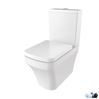 Унитаз Creavit Solo SO361-11CB00E-0000 напольный приставной, в комплекте с бачком MA410.000