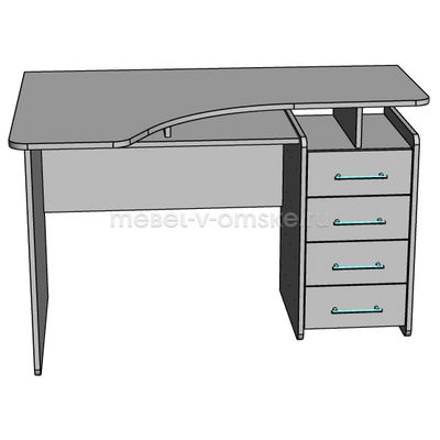 Стол компьютерный №116 (Вишня)