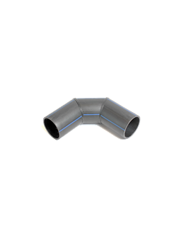 D110 SDR17 Отвод сварной сегментный ПНД ПЭ100 45°- 90° производство в СПб