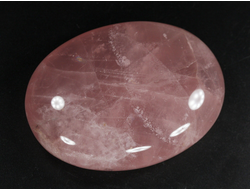 Кварц розовый, полировка плоская, Мадагаскар (60*45*18 мм, 84 г) №35561
