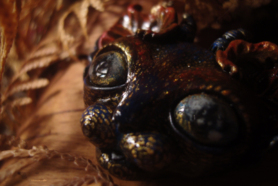 "Шуршащий Вихрябрррь". Коллекционная брошь с котом в стиле фэнтези