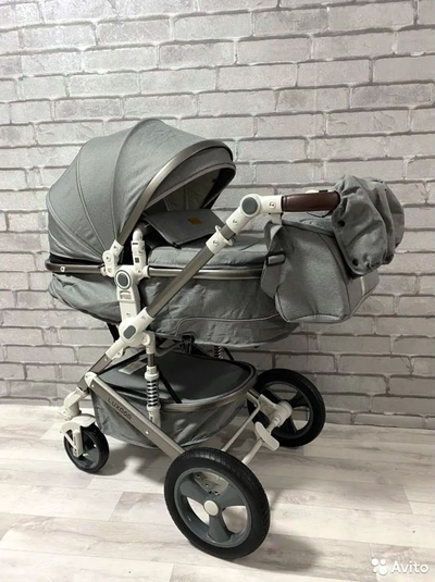 Детская коляска 3 в 1 Luxmom 518 Серый