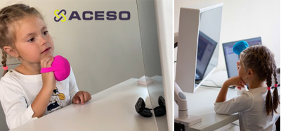 Пример работы с логопедическим интерактивным зеркалом