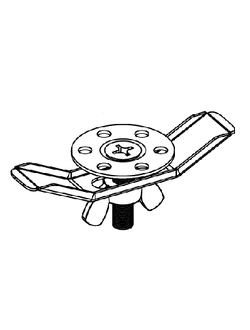 Крепление для подстольного монтажа моек из нержавеющей стали