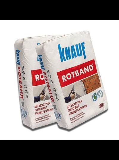 Гипсовая штукатурка Knauf Ротбанд (30 кг)