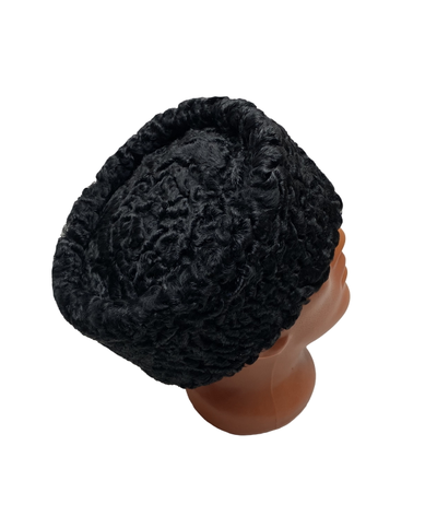 Кубанка из натурального черного каракуля Karakulmd.ru