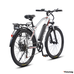 Электровелосипед WHITE SIBERIA CAMRY ALLROAD 500W матовый серебристый