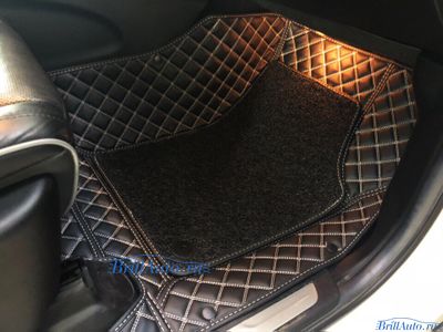 3D коврики в салон Jeep Grand Cherokee из экокожи