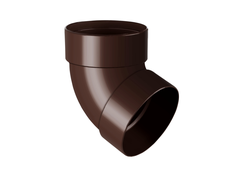RAINWAY КОЛЕНО ТРУБЫ Двухмуфтовое 67°, ЦВЕТ КОРИЧНЕВЫЙ