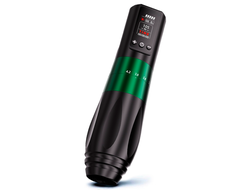 Беспроводная тату машинка BRONC V77 Strokes 2.0 - 4.2mm Green