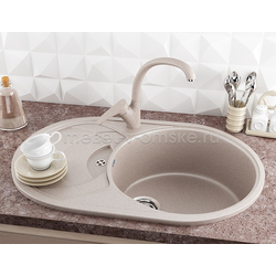 ШММ110 Мойка врезная "U-110". Размер: 775х500.