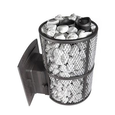 Банная печь Атмосфера XL сетка нержавейка до 26 м3