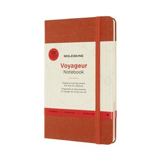 Блокнот Moleskine Voyageur (11,8 x 18,2 см), красный