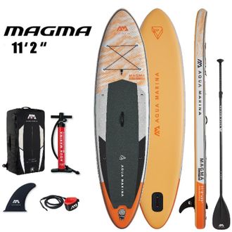 SUP BOARD НАДУВНОЙ AQUA MARINA Magma С ВЕСЛОМ 11'2", S22