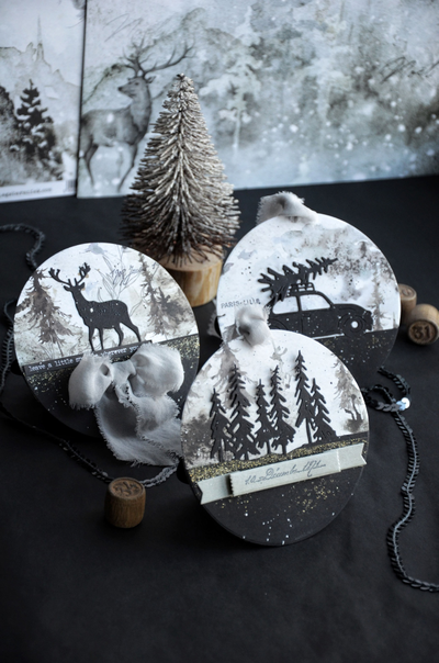 Набор ножей для вырубки "Автомобиль с подарками"