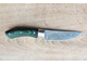 Нож Хантер шкуросъемный из дамаска, накладки микарта