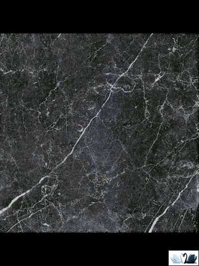 Керамогранит Гранитея Пайер Черный 60 х 60 см матовый мрамор