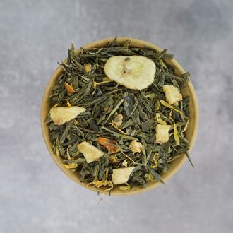 Зеленый чай с добавками "Сладкий оазис" 100г